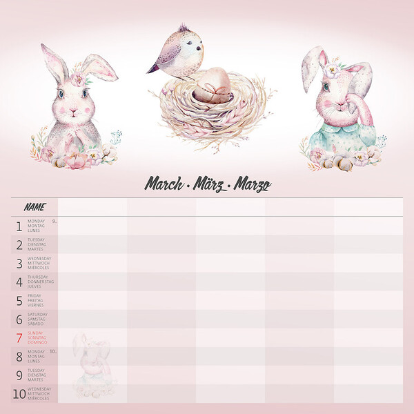 Calendar Family Planner