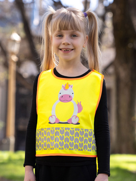 Children's Safety Vest Funtastic Wildlife - Yellow / XS