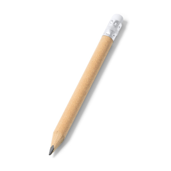 Mini personalized wooden pencil with eraser