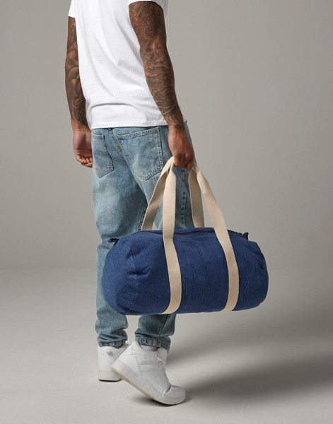 Denim Barrel Bag - Denim Blue / ONE SIZE