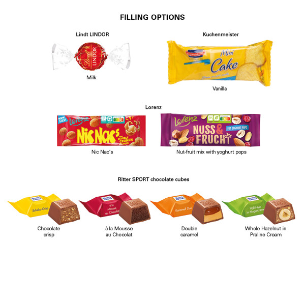 3D present ship, Lorenz nut & fruit | 1 bag Lorenz Nut & Fruit mix, 40 g