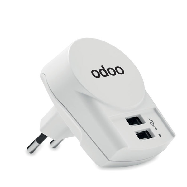 Skross euro USB charger 2xA, 12W output