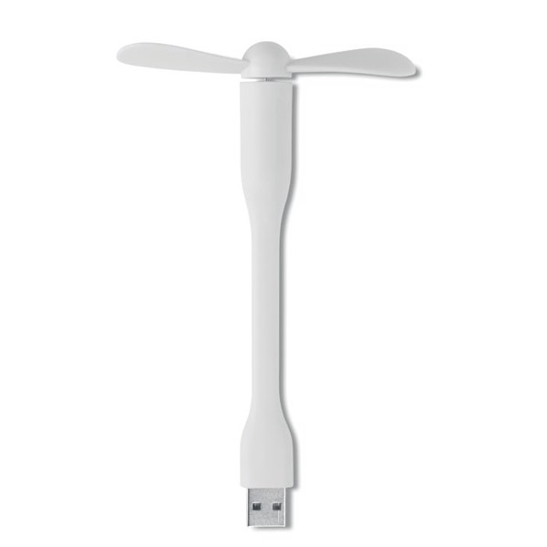 Tatsumaki USB fan, PVC, compact - White