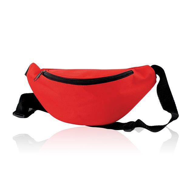 Bolsa De Cintura Casual Desportiva P-600D - Preto
