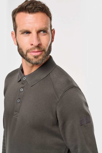 Majica s polo izrezom - Tamno Siva / XS