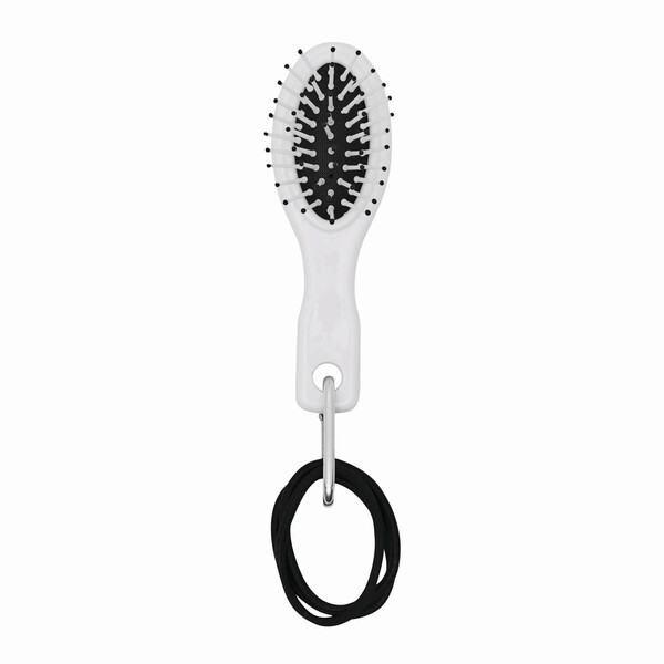 Travel Brush With Hair Ties Coiffeur