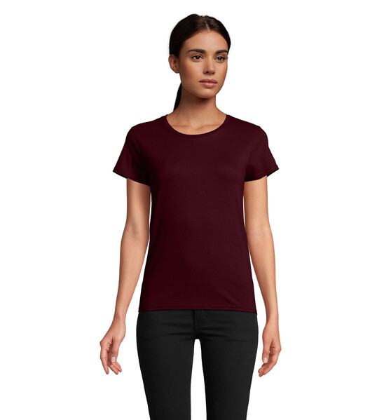 PIONEER WOMEN T-shirt 175g - BurgundyL