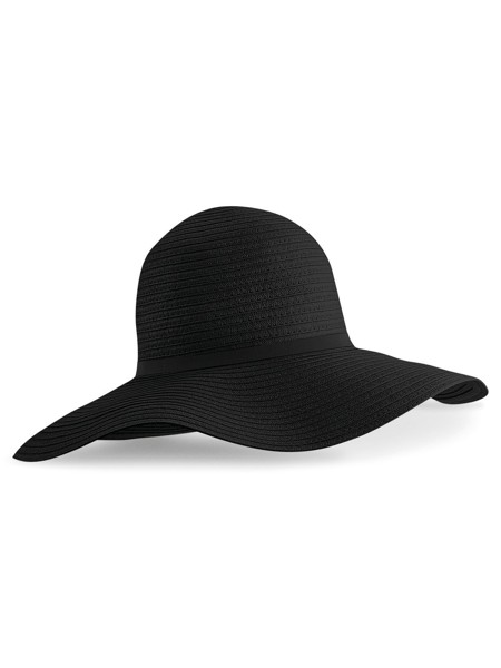 Marbella Wide-Brimmed Sun Hat - Black