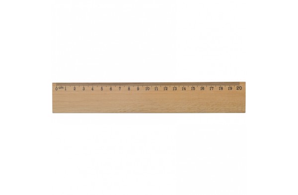 Ruler wood 20cm