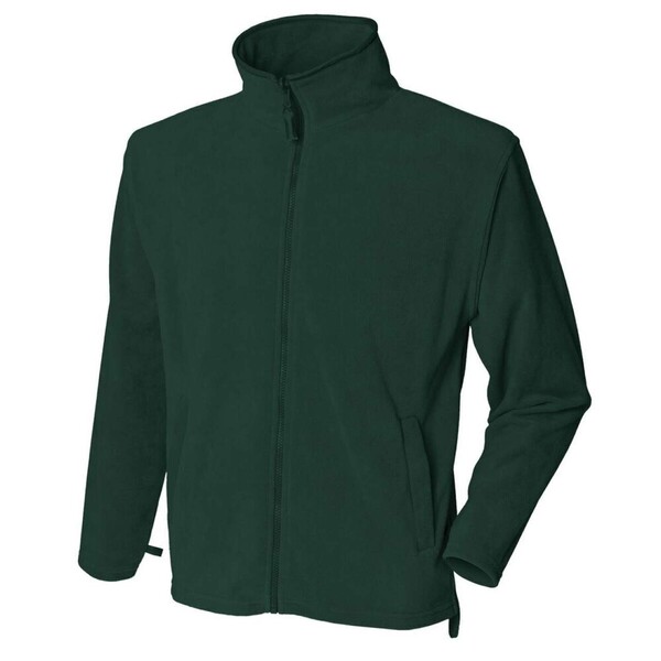 Men's Microfleece Jacket - Heather Grey / S