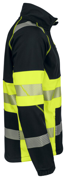 6443 SOFTSHELL JACKET HI VIZ YELLOW/BLACK S