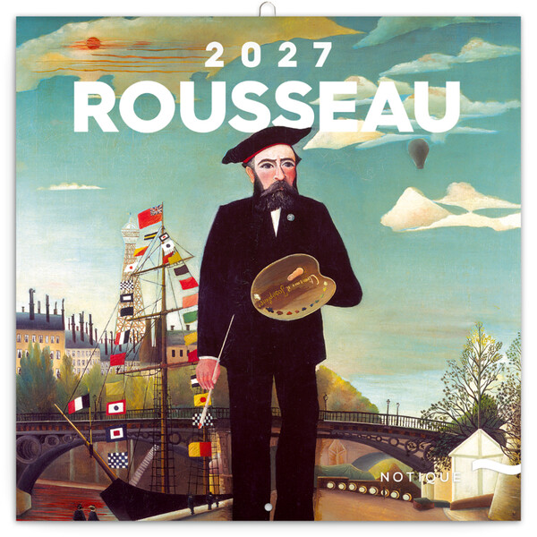 Notique Poznámkový Kalendář Henri Rousseau 2027, 30 x 30 cm - Východní