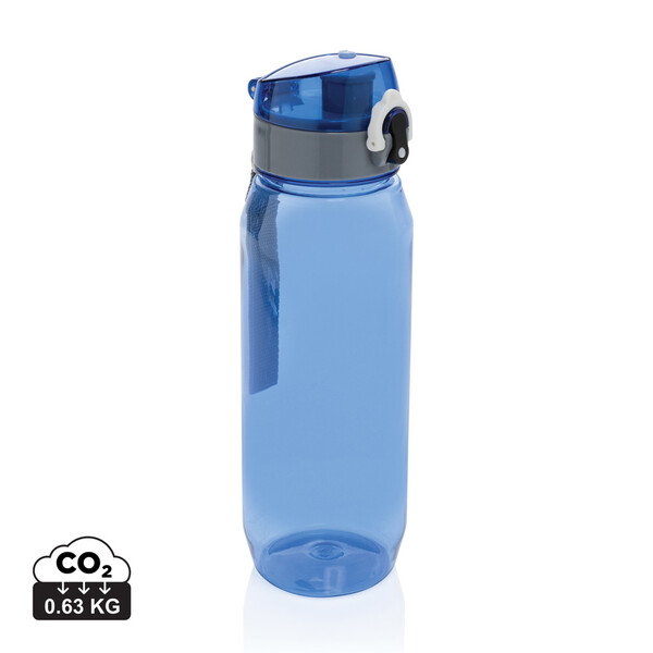 Bouteille d'eau étanche 800ml en PET recyclé RCS Yide - Bleu