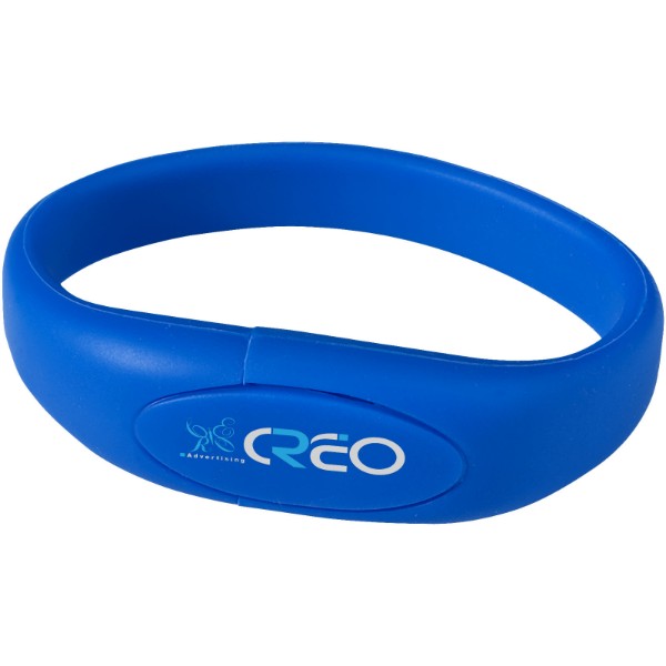 Clé USB bracelet - Bleu moyen / 4GB