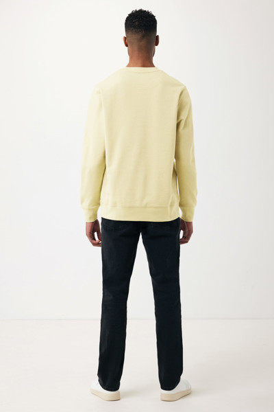 Lehká mikina Iqoniq Etosha z recykl. bavlny - Cream Yellow / XS