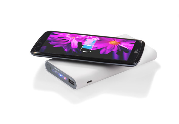 Power bank DOUBLE 8000 mAh - white