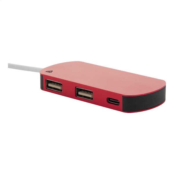 Usb Hub Raluhub - Red