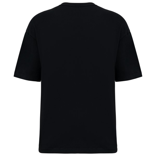 Men's Washed Effect Oversized T-Shirt - Washed Black / S