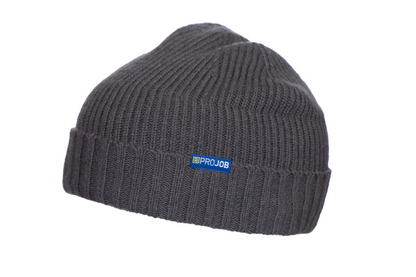 9086 Ribknitted Hat STONE GREY ONE SIZE