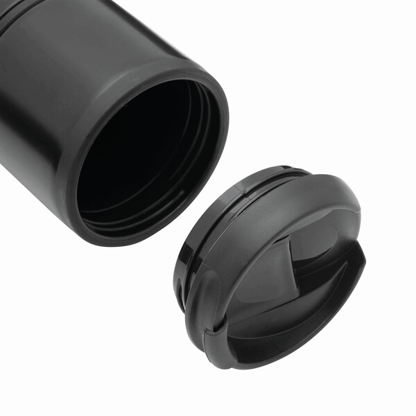 Dvojstenný cestovný hrnček Exclusive Liquid - Čierna