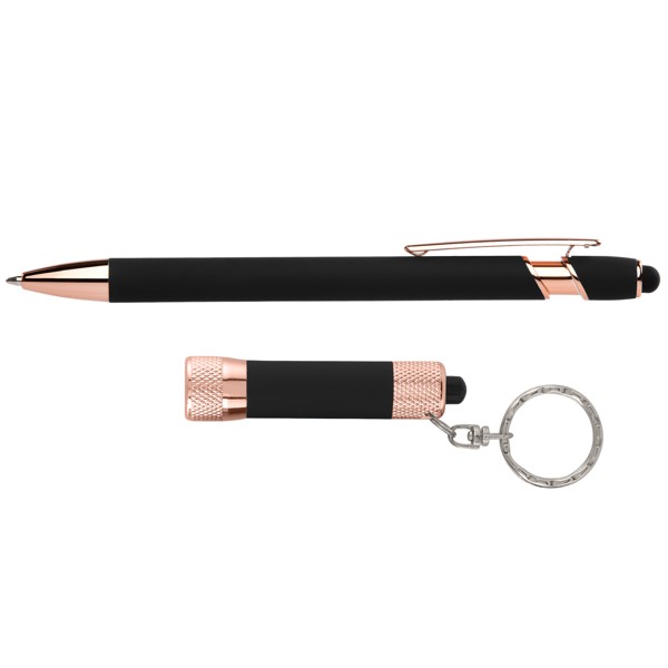 Prince Softy Rose Gold Gift Set w/Thank you Box - Black / Laser