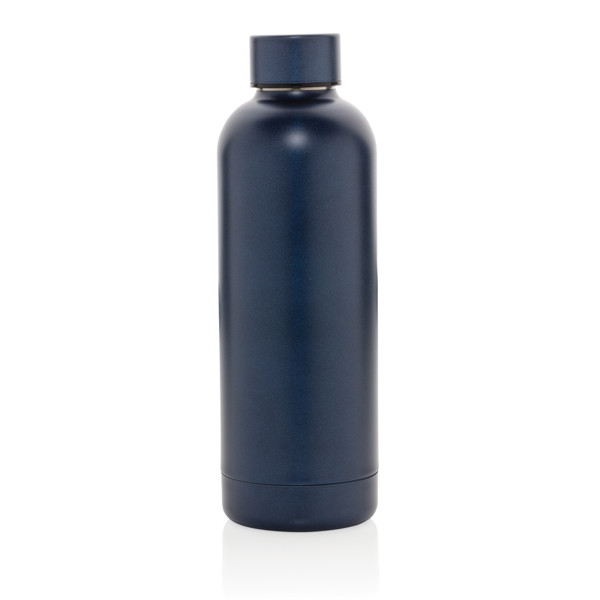XD Collection Impact vakuumska steklenica, 500 ml, reciklirana - Modra