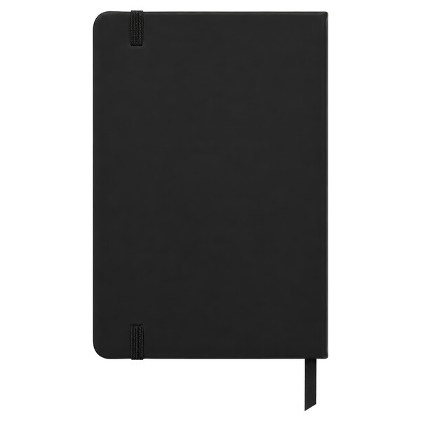 Agenda Tascabile Settimanale 2027. Copertina Rigida In Termo Pu E Bordo Pagine Colorato - Nero
