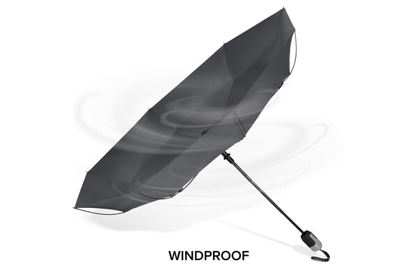 Foldable 22” umbrella auto open - Black