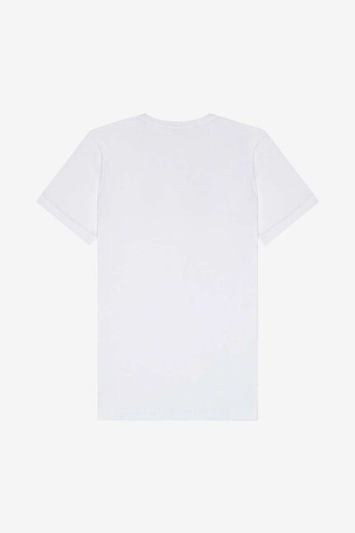 Unisex V-Neck Jersey Tee - White / XS