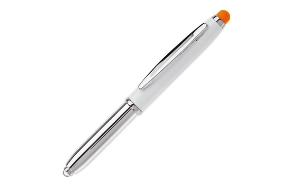Stylo Stylet Shine - Blanc / Orange