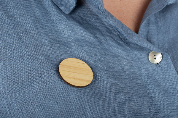 Bamboo pin ROUND