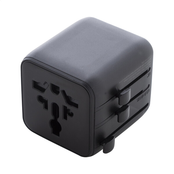 Adaptor de călătorie RPC Jetsetter Pico - Negru