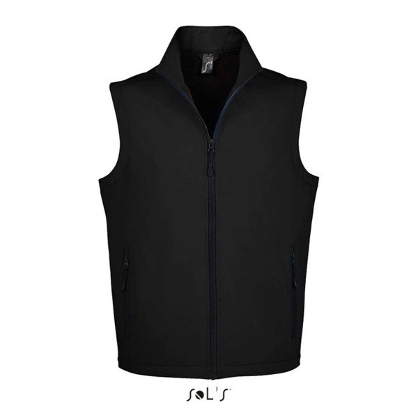 Sol's Race Bw Men - Softshell Bodywarmer - Black / XL
