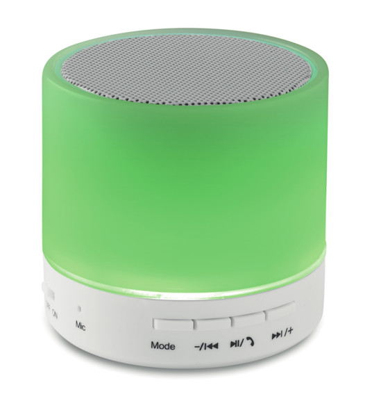 Wireless speaker 3W, 500 mAh, LED light