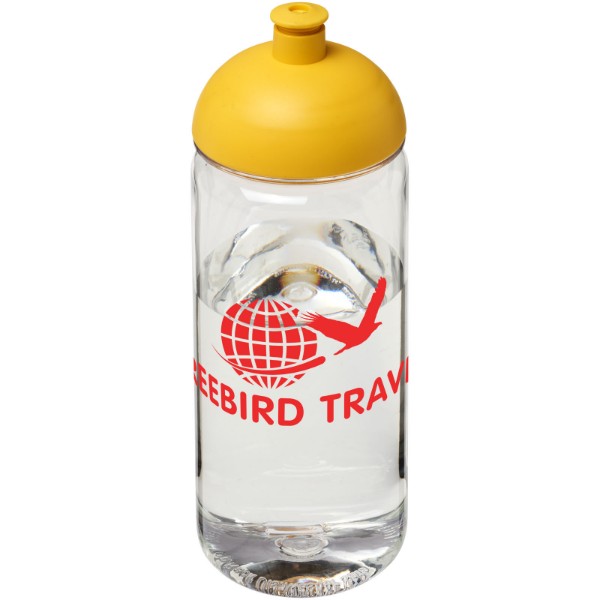 Sportovní láhev s kupolovitým víčkem Octave Tritan™ 600 ml - Průhledná / Žlutá