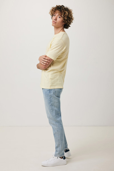 Tričko Iqoniq Brett z recykl. bavlny - Cream Yellow / XS