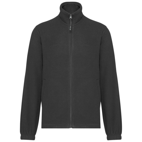 Unisex Microfleece Elasticated Jacket - Dark Grey / XS