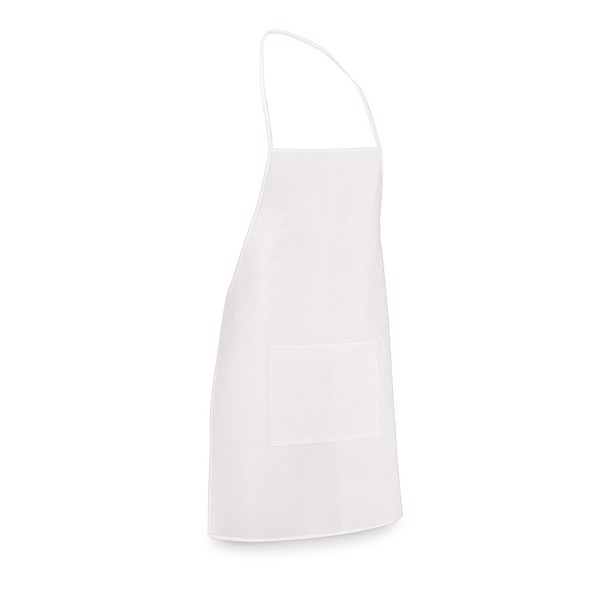 CELERY. Non-woven apron (80 g/m²) - White