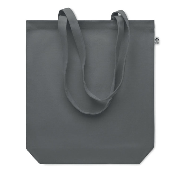 Coco canvas shopping bag organic cotton, 270 g/m² - Stone Grey