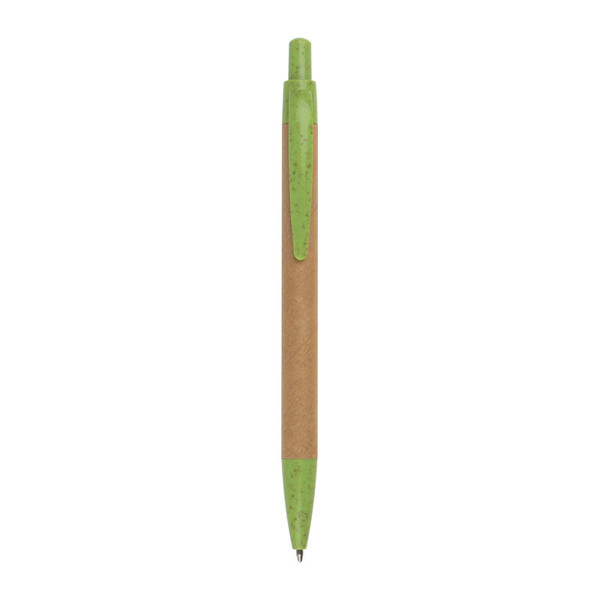 Guľôčkové pero z kartónu Lenox - LIght Green