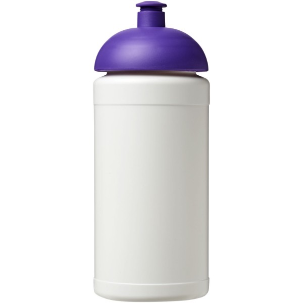 Sportovní láhev s kupolovitým víčkem Baseline® Plus 500 ml - Bílá / Purpurová