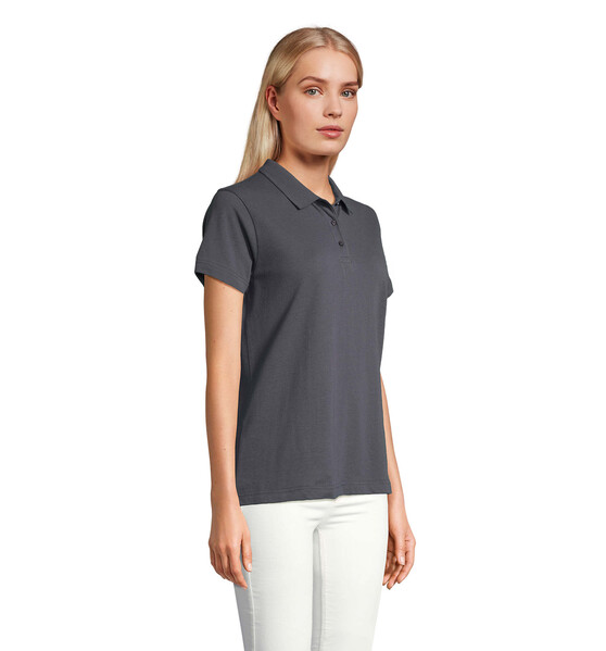 PULSE WOMEN POLO - Mouse GreyXXL