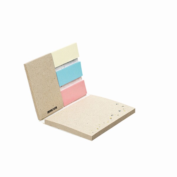 Bloco de notas de capa mole de papel para sementes (fabricado na UE) - Cor integral