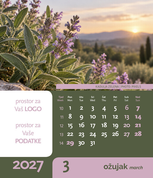Stolni CD kalendar – Boje