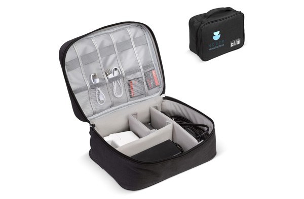 Travel Essentials electronics organizer - Black
