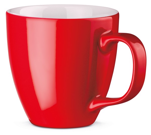 PANTHONY. Porcelain mug 450 ml - Red