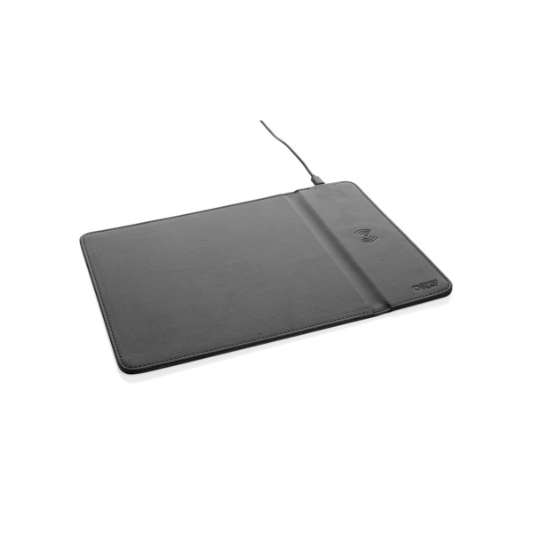 Swiss Peak mousepad, recycled PU, 10W wireless