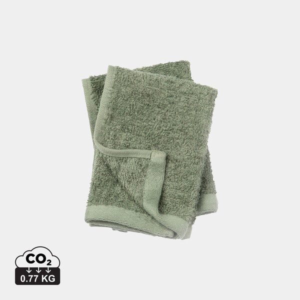 Vinga Birch towel 30x30 cm,cotton lyocell - Green