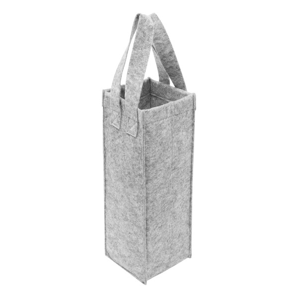 Felt Bottle Bag Cabernet - Grey