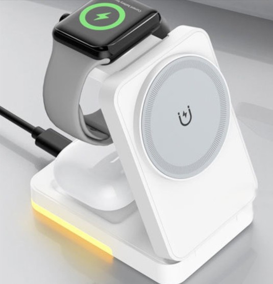 Magsafe 3-in-1 charging stand - WHITE